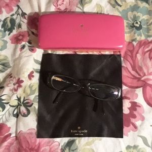 Kate Spade reading glasses & case